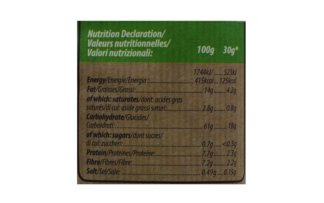 RiceUp Brown Rice Chips with Super Seeds Chia & Quinoa   Pack  60 grams